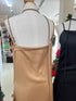 Women Satin Spaghetti Straps Long Dress